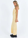 Nellie Maxi Dress Yellow Red Floral