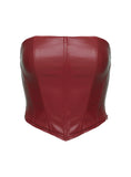 Batesville Strapless Top Red