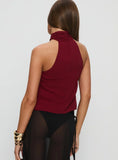 Adalynne Twist Front Top Red