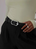 Ashtin Belt Black Silver