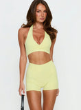 Final Form Active 4" Invisible Scrunch Shorts Lemongrass
