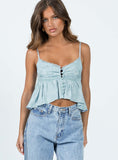 Pria Top Blue