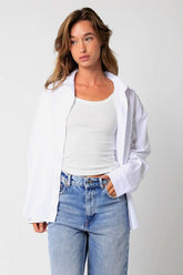Go To White Button Up Top