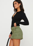 Jameson Mini Skirt Green