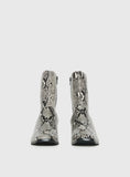 Therapy Shade Boots Black White Snake