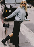 Oswin Turtleneck Sweater Grey