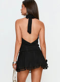 Maelis Backless Playsuit Black