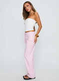 Destini Tie Up Pant Pink