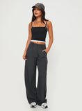 Premier Layered Tank Top Black