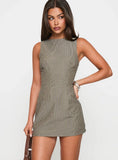 Yumiko Romper Green Stripe Tall