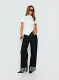 Lioxa Ruched Waist Tee White