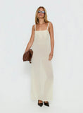 Glacial Sheer Maxi Dress Butter