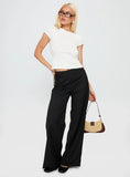Just Have Fun Wide Leg Pant Black
