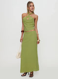 Eleganza Maxi Skirt Green