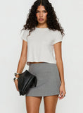 Ynes Mini Skirt Grey