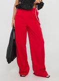 Sweet As Sugar Bow Pants Red Pink