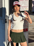 Allure 90s Mini Skort Olive
