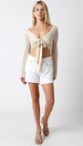 Sweet and Salty Natural Crochet Crop Top
