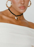 Meeks Necklace Black Gold