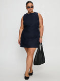Ainsleigh Shift Denim Playsuit Dark Wash Curve