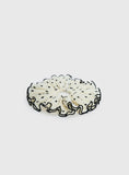 Greatest Gift Scrunchie White Polka Dot