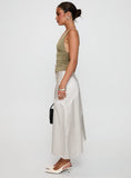 Priscella Asymmetrical Midi Skirt Multi