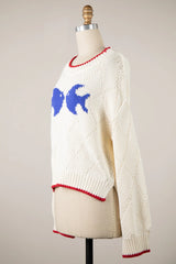 Fisherman Cream Oversized Knit Sweater