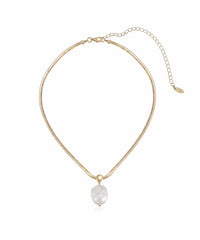 Ettika Baroque Pearl Pendant Necklace