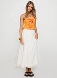 Empress Of Love Maxi Skirt White