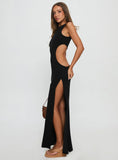 Sorcerer Keyhole Maxi Dress Black