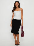 Days Of Summer Ruffle Top White Polka Dot