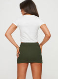 Brinnley Mini Skirt Olive