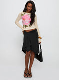 Esmeray Midi Skirt Black