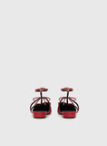 Ballet Club Flats Red