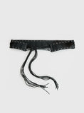 Yeva Tassel Belt Black