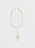 Isabellah Pearl Necklace Pack Gold