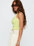 Assumptions Halter Top Sage