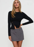 Nonie Pinstripe Mini Skirt Multi