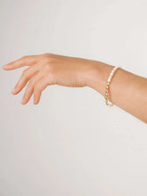 Ettika Freshwater Pearl Polished Pebble Bracelet