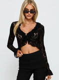 Long Nights Long Sleeve Top Onyx