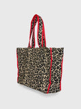 Jovie Tote Bag Leopard Red