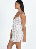 Vance Mini Dress Pink Floral