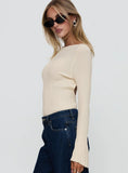 Mayok Long Sleeve Bodysuit Beige