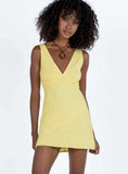 Nellie Mini Dress Yellow