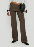 Elka Wrap Trousers Truffle