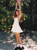 Empress Of Love Mini Dress Yellow Floral
