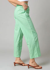Happening Now Spring Green Linen Pants