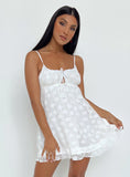 Empress Of Love Mini Dress White Floral