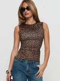 Uzo Top Leopard