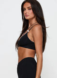 Slumber Jersey Sleep Bralette Black